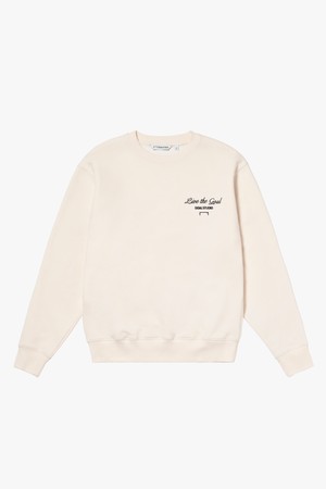 STACK LOGO SWEAT-IVORY