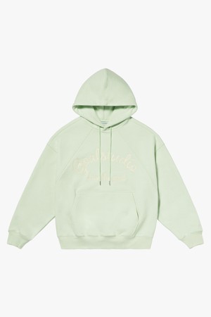 LETTERING LOGO HOODIE-MINT