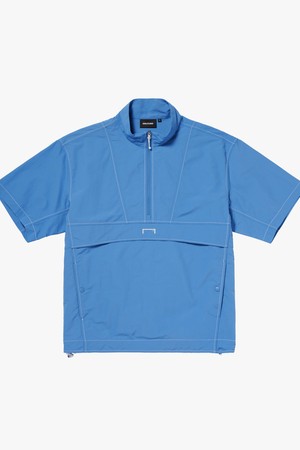 RIPSTOP SHORT SLEEVE ANORAK-BLUE