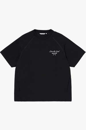 AIR THROUGH SHORT SLEEVE WIND PULLOVER-BLACK