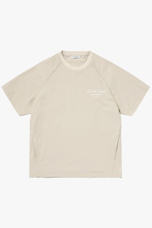 AIR THROUGH SHORT SLEEVE WIND PULLOVER-IVORY