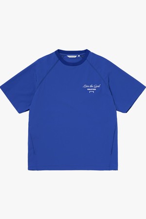 AIR THROUGH SHORT SLEEVE WIND PULLOVER-BLUE