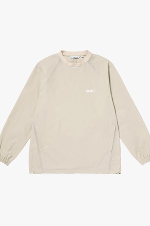 AIR THROUGH GOAL WIND PULLOVER-IVORY