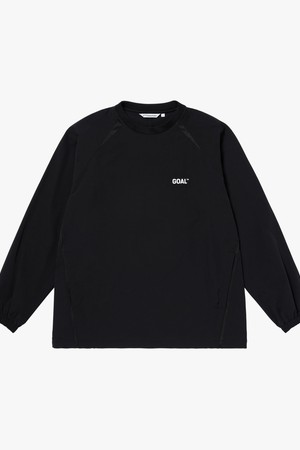 AIR THROUGH GOAL WIND PULLOVER-BLACK