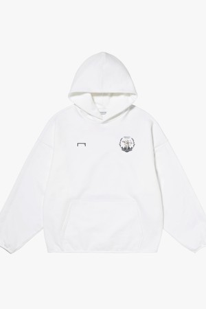 FC EMBLEM HOODIE-OFF WHITE