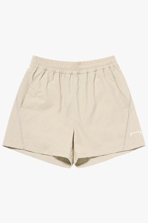 AIR THROUGH STRETCH SHORTS-IVORY