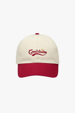 FC VINTAGE BALL CAP-IVORY/RED