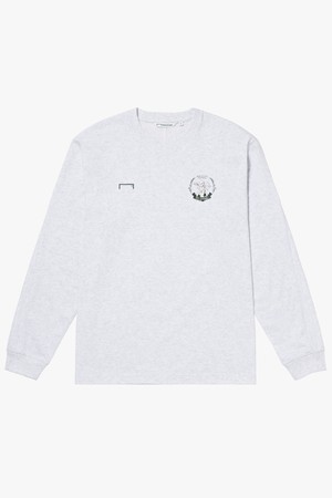 FC EMBLEM LONG SLEEVE TEE-MELANGE GREY