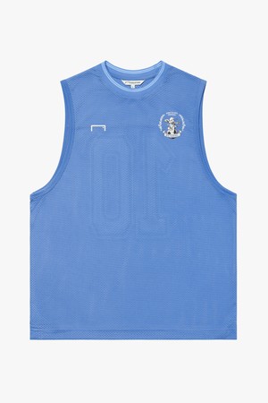 FC EMBLEM MESH SLEEVELESS-LIGHT BLUE