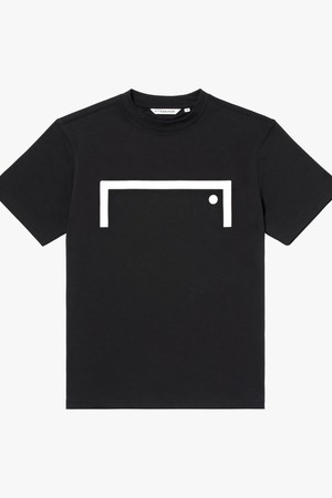 AIR MESH BIG LOGO TEE-BLACK