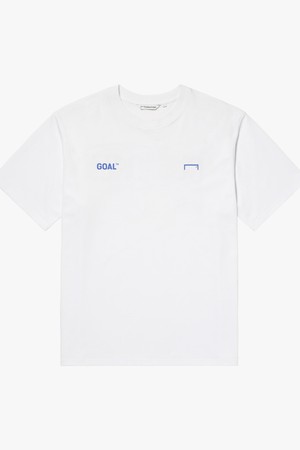 AIR MESH GOOOAL TEE-WHITE