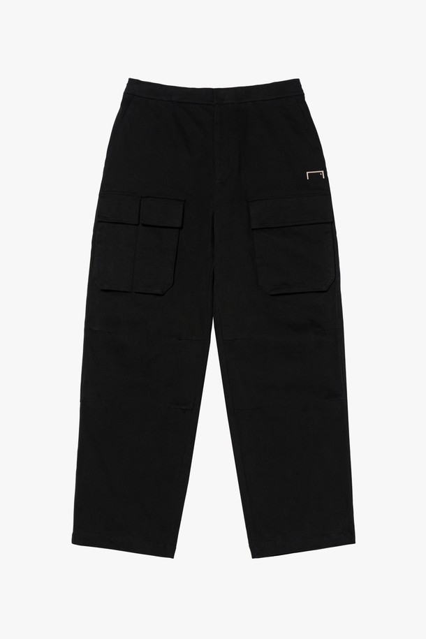 GOALSTUDIO - 캐주얼팬츠 - HEAVY WEIGHT TWILL CARGO PANTS-BLACK