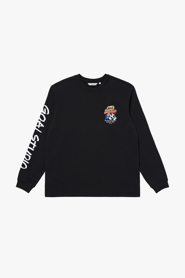 GOALSTUDIO - 긴팔티셔츠 - GRAFFITI LONG SLEEVE TEE-BLACK