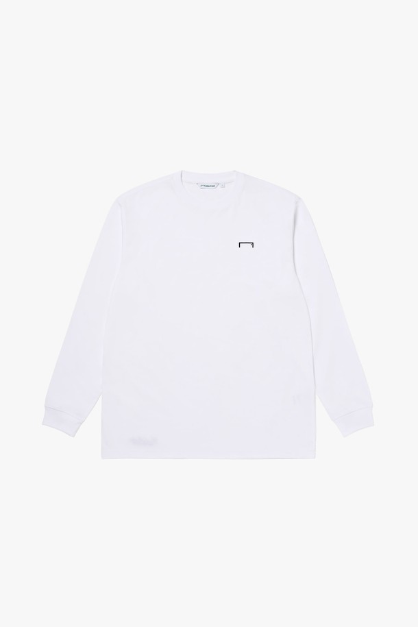 GOALSTUDIO - 긴팔티셔츠 - ESSENTIAL LAYERED LONG SLEEVE-WHITE