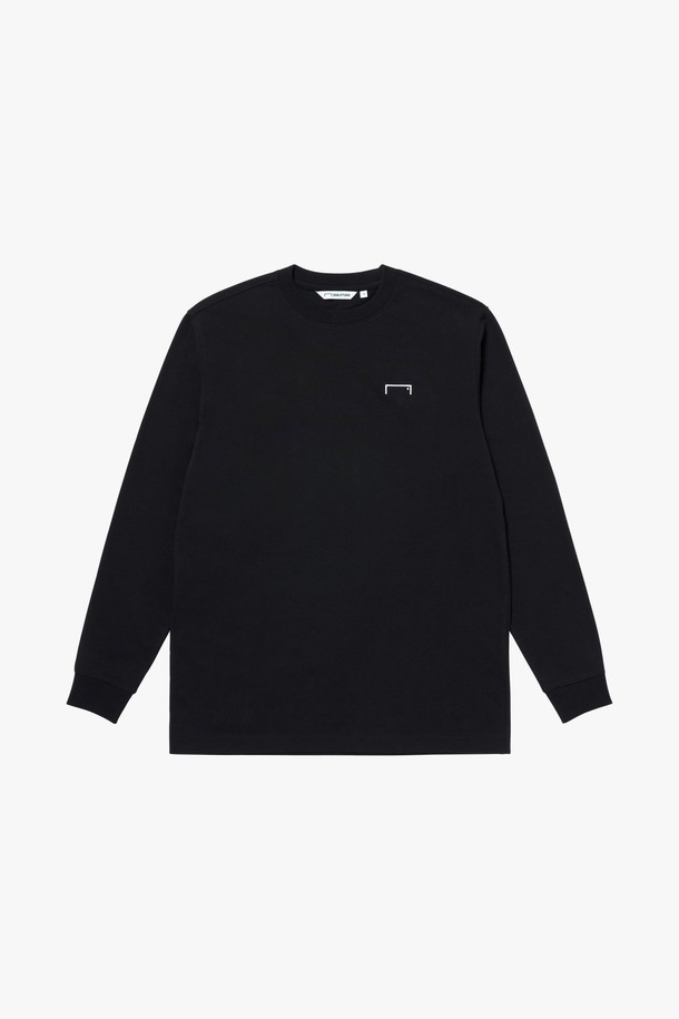 GOALSTUDIO - 긴팔티셔츠 - ESSENTIAL LAYERED LONG SLEEVE-BLACK