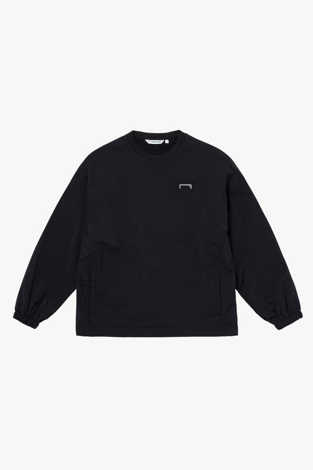 GOALSTUDIO - 긴팔티셔츠 - BASIC FLEECE LINED WIND PULLOVER-BLACK