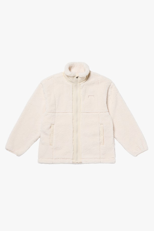 GOALSTUDIO - 자켓/점퍼 - STADIUM STITCH FLEECE JACKET-CREAM