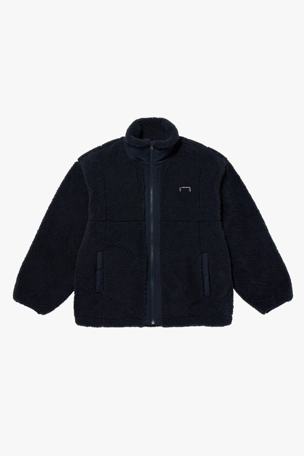 GOALSTUDIO - 자켓/점퍼 - STADIUM STITCH FLEECE JACKET-DARK NAVY