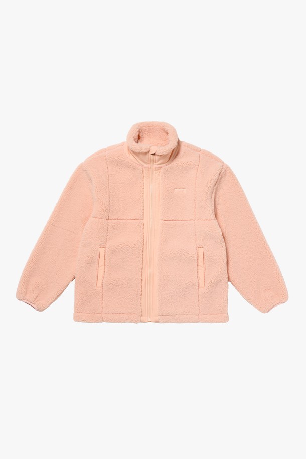 GOALSTUDIO - 자켓/점퍼 - STADIUM STITCH FLEECE JACKET-CORAL