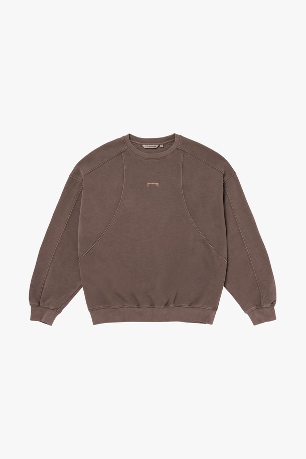 GOALSTUDIO -  - RETRO PIGMENT SWEAT-DARK BROWN