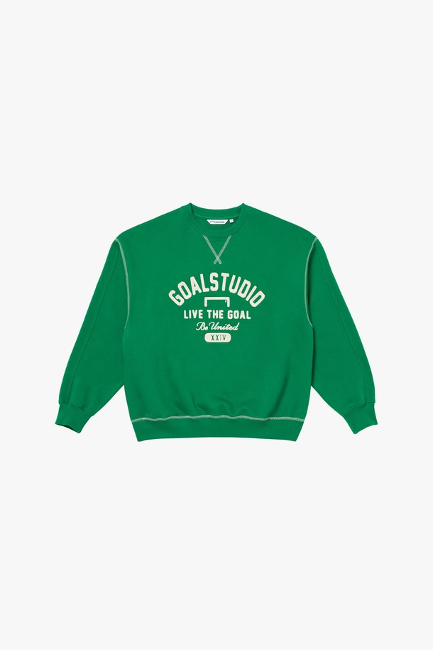 GOALSTUDIO -  - VARSITY BRUSHED SWEAT-GREEN