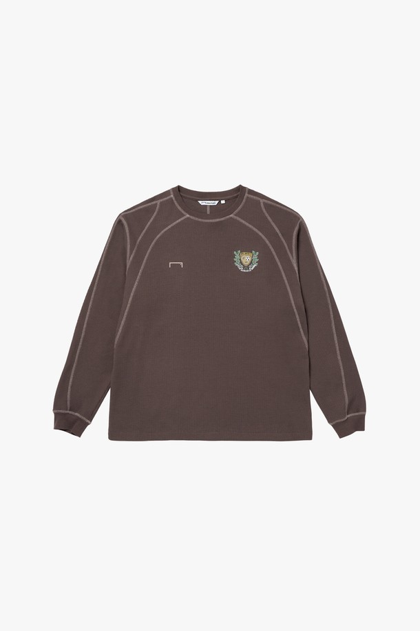 GOALSTUDIO - 긴팔티셔츠 - WAFFLE LONG SLEEVE TEE-INDIE PURPLE