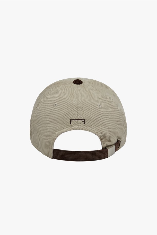 GOALSTUDIO - 모자 - COLOR BLOCK CORDUROY CAP-BROWN