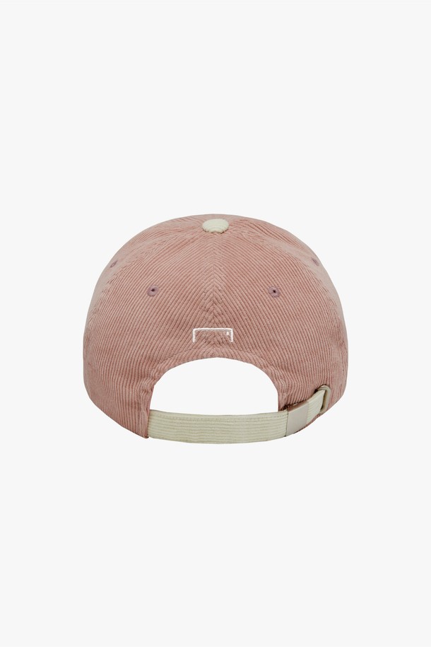 GOALSTUDIO - 모자 - COLOR BLOCK CORDUROY CAP-CORAL