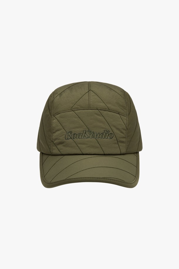 GOALSTUDIO - 모자 - SUPERBALL QUILTED CAMP CAP-OLIVE GREEN