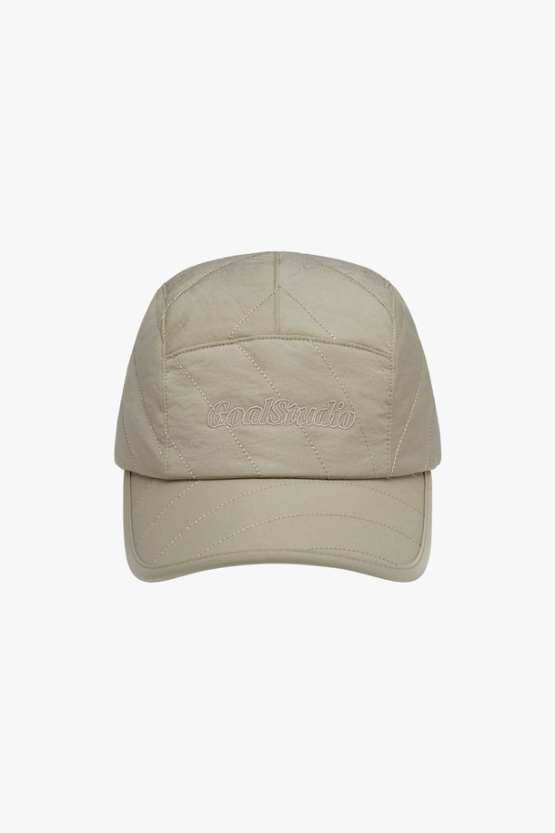 GOALSTUDIO - 모자 - SUPERBALL QUILTED CAMP CAP-BEIGE