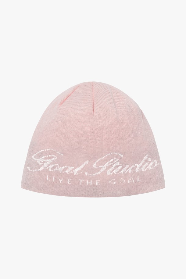 GOALSTUDIO - 모자 - ESSENTIAL JACQUARD BEANIE-CORAL