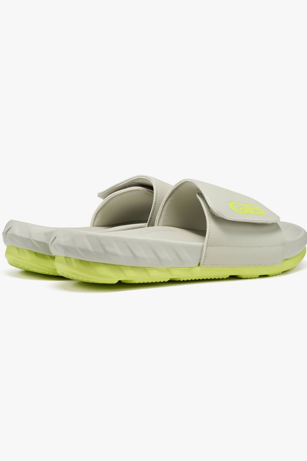 GOALSTUDIO - 샌들/슬리퍼 - GB PRO SLIDE-GRAY/LIME