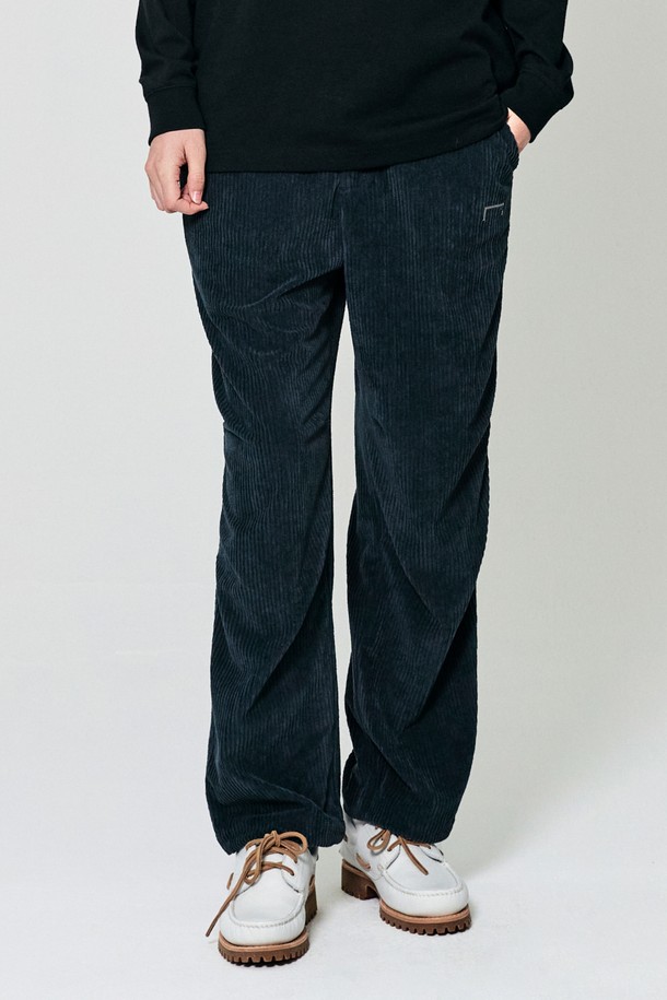 GOALSTUDIO - 캐주얼팬츠 - HEAVY WEIGHT CORDUROY STRAIGHT PANTS-CHARCOAL