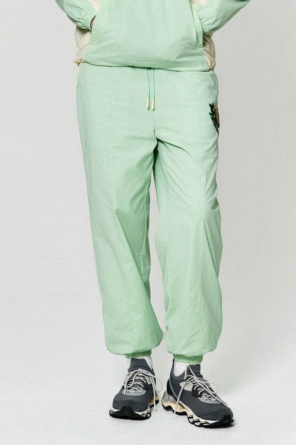 GOALSTUDIO - 캐주얼팬츠 - EMBLEM BRUSH LINED JOGGER-MINT