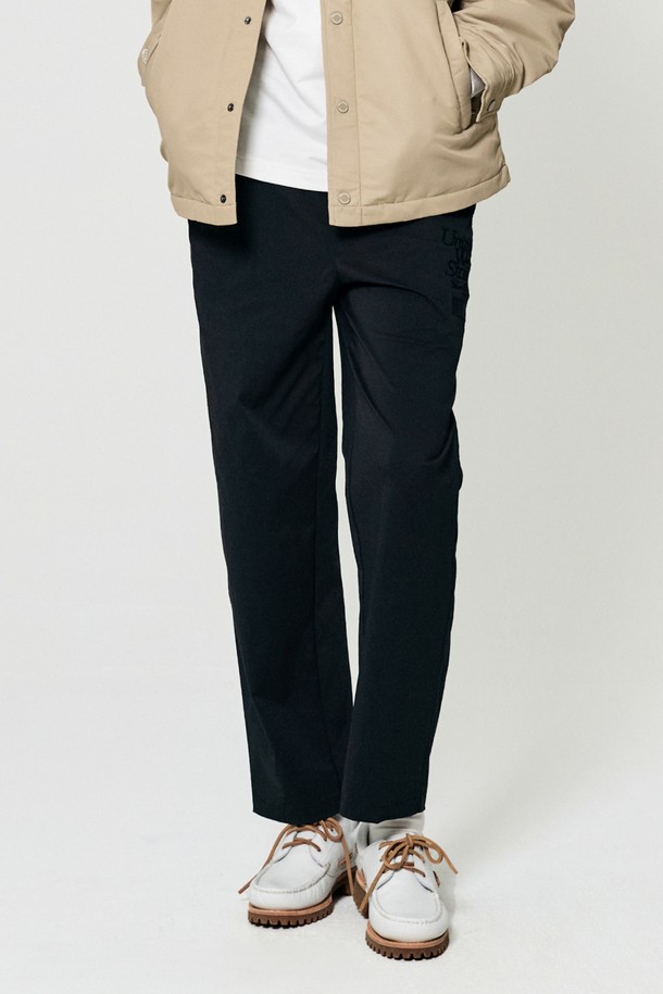 GOALSTUDIO - 캐주얼팬츠 - BASIC CHINO PANTS-BLACK