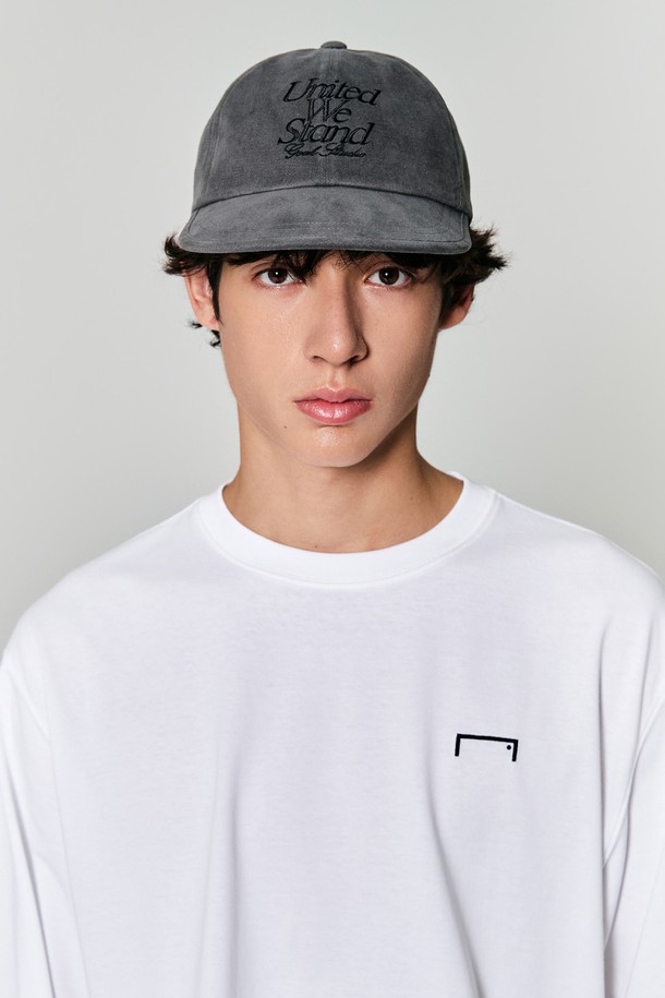 GOALSTUDIO - 모자 - PEACHSKIN DUCKBILL CAP-CHARCOAL