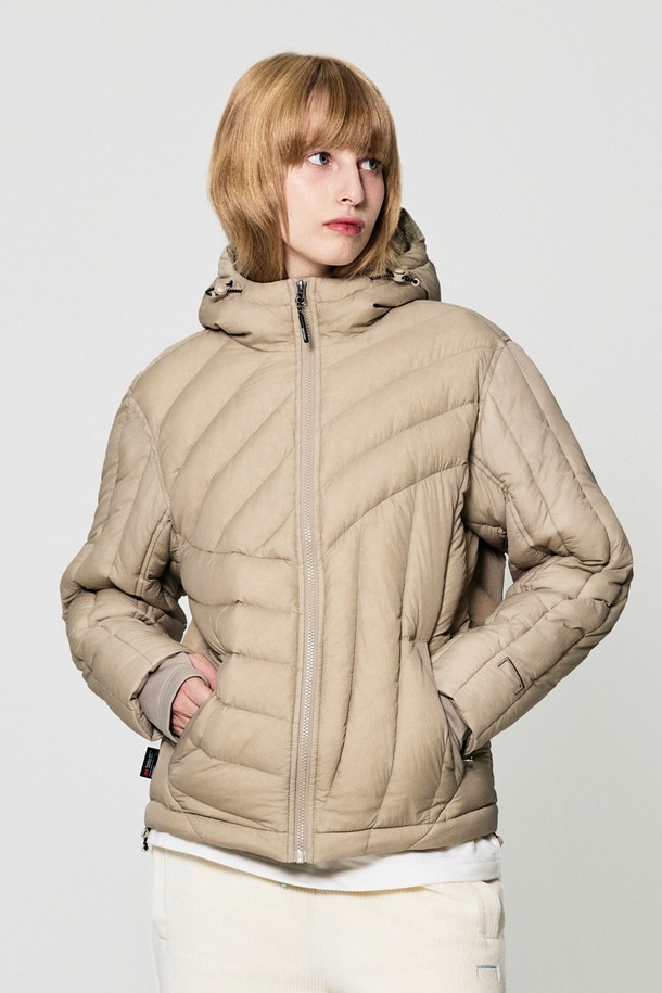 GOALSTUDIO - 다운/패딩 - SUPERBALL LIGHT DOWN JACKET-BEIGE