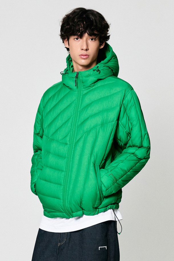 GOALSTUDIO - 다운/패딩 - SUPERBALL LIGHT DOWN JACKET-GREEN