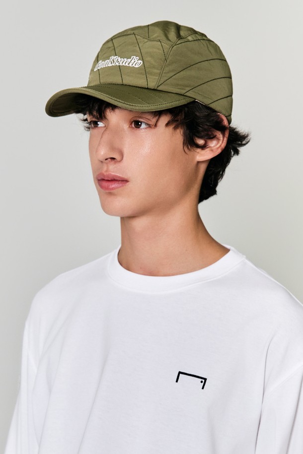 GOALSTUDIO - 모자 - SUPERBALL QUILTED CAMP CAP-OLIVE GREEN