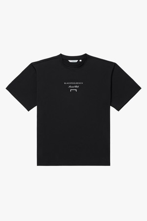 BLACKPOOL BEACH EMBLEM TEE-BLACK