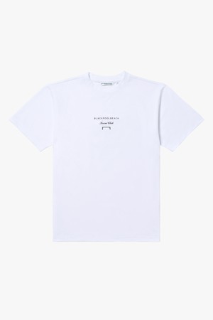 BLACKPOOL BEACH EMBLEM TEE-WHITE