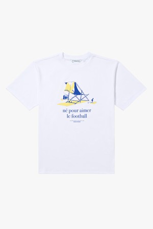 ANTIBES BEACH CHAIR TEE-WHITE