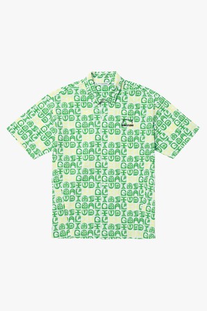 IPANEMA BEACH ALLOVER SHIRT-GREEN