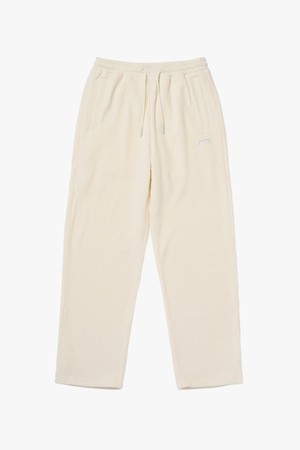 CORDUROY STRAIGHT PANTS-CREAM