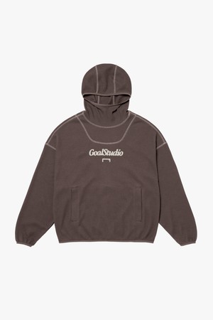 WAFFLE OVER FIT HOODIE-INDIE PURPLE