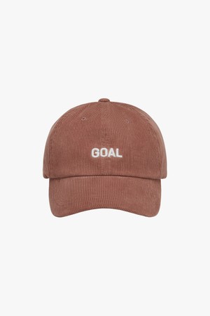 ESSENTIAL GOAL CORDUROY CAP-CORAL