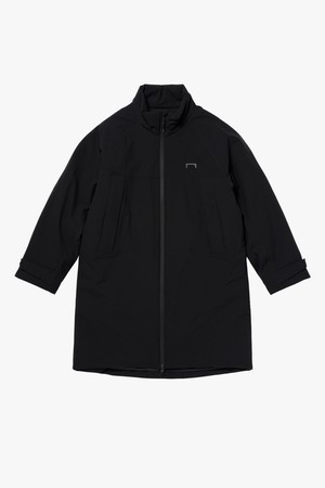 PADDED OVER FIT RAIN COAT-BLACK