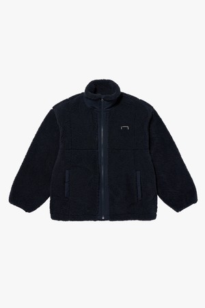 STADIUM STITCH FLEECE JACKET-DARK NAVY