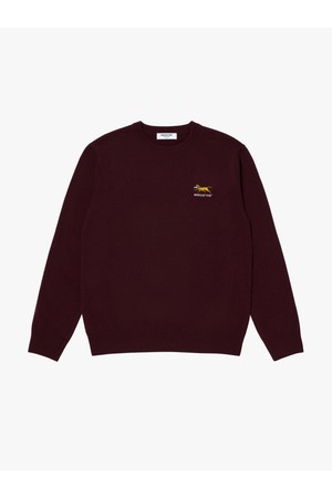 MCC W CREW NECK SWEATER-BURGUNDY_RED-a