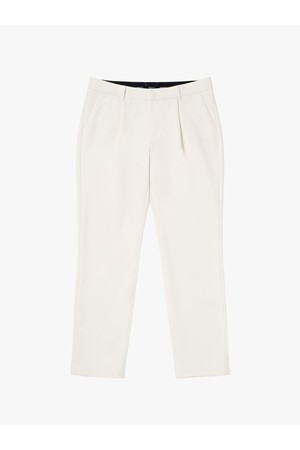 MCC ONE-TUCK REGULAR PANTS-OFF WHITE_WHITE-a